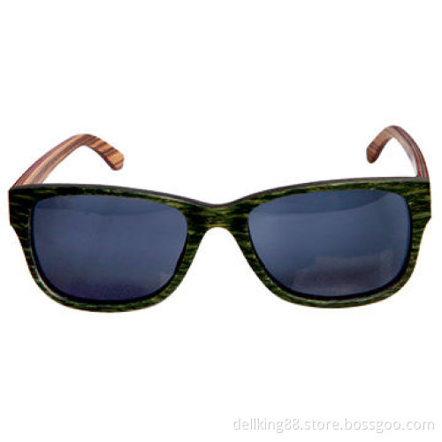 Skateboard sunglasses, similar light as acetate frame,anti-breaking,high-grade,original bamboo grainNew